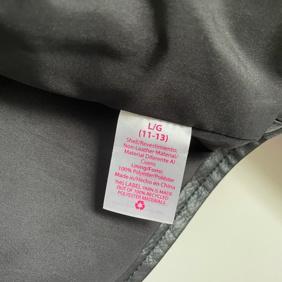 No Boundaries Faux Leather Motorcycle Jacket - Picture 10 of 12